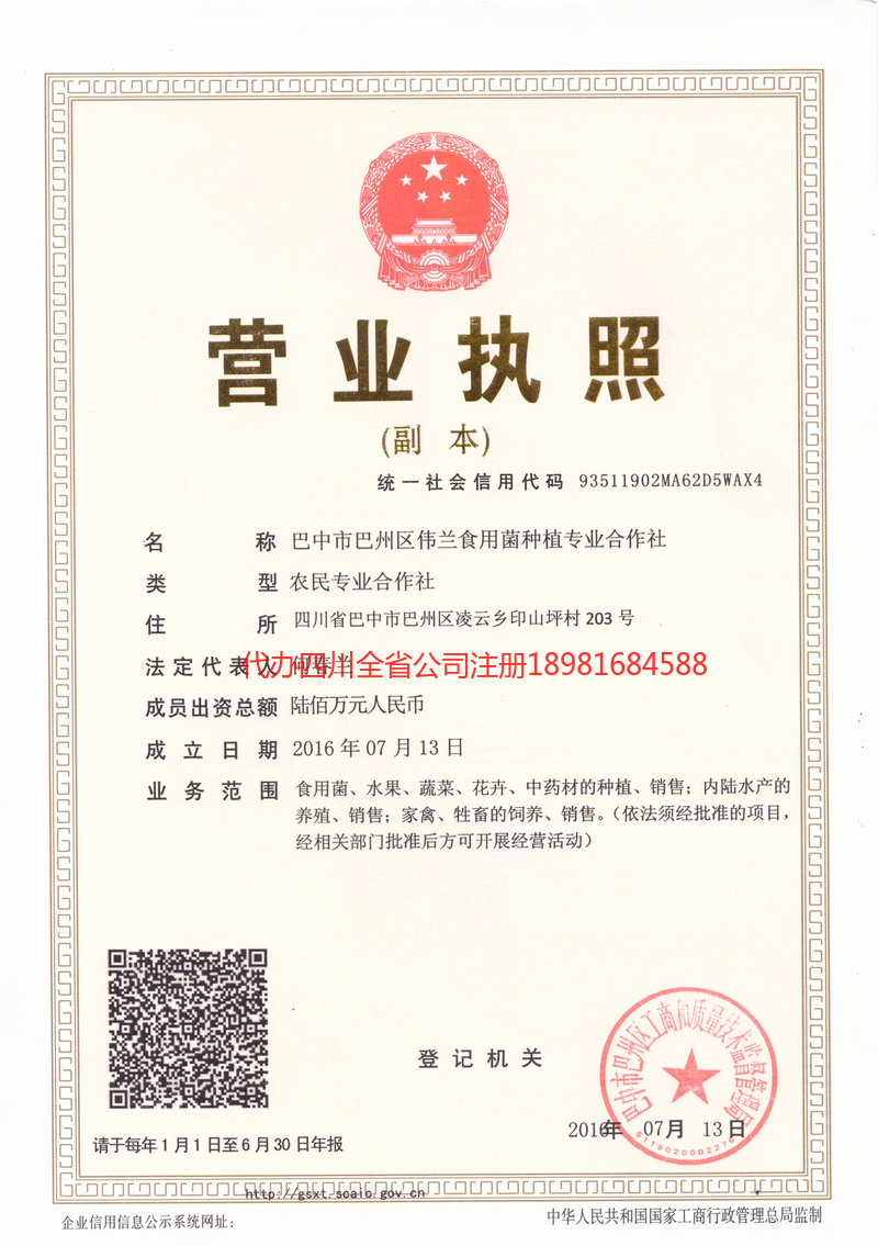 阿克苏地区阿克苏地区伟兰食用菌种植专业合作社